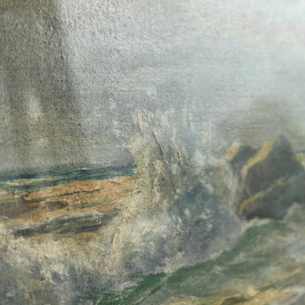 Authentic Seascape Oil Painting "Gold Frame" Elegant Italian Art Holland Art Shop