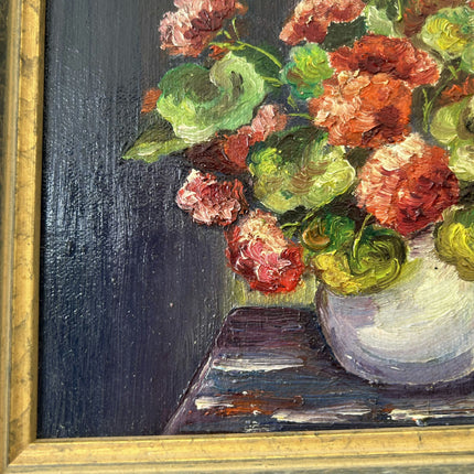 Refined Floral Still Life Oil Painting "Flower Vase" Original Small Artwork Holland Art Shop
