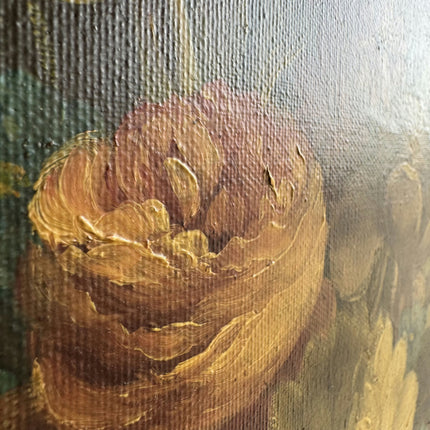 Classic Floral Still Life Oil Painting "Flower Vase" Vintage Large Art Holland Art Shop