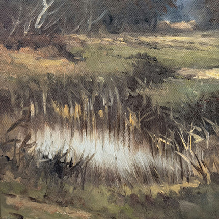 Refined Landscape Oil Painting "Bare Trees" Timeless Artwork Holland Art Shop