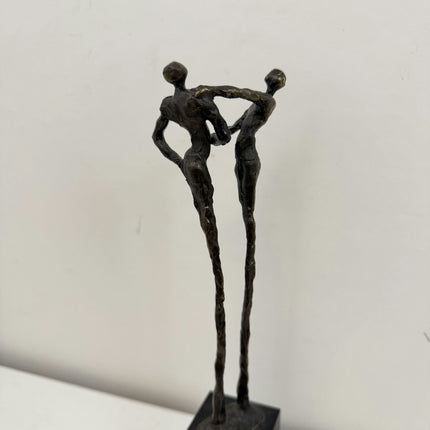 Original Figurative Sculpture "Dancing Figures" Elegant Small Art Holland Art Shop
