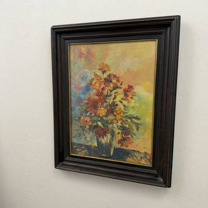 Detailed Floral Still Life Oil Painting "Flower Vase" Traditional Art Holland Art Shop