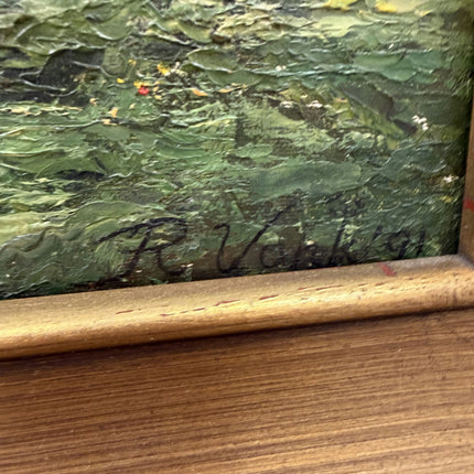 Refined Landscape Oil Painting "Grazing Cows" Detailed Art Holland Art Shop