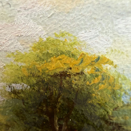 Refined Landscape Oil Painting "Framed Painting" Elegant Small Artwork Holland Art Shop