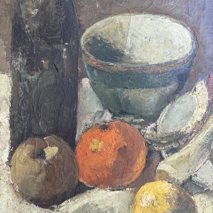 Authentic Still Life Oil Painting "Bowl And Fruit" Classic Artwork Holland Art Shop
