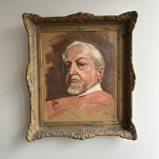 Traditional Portrait Oil Painting "Bearded Man" Detailed Artwork Holland Art Shop