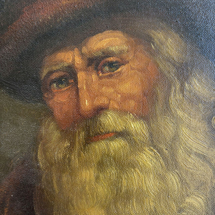Classic Portrait Oil Painting "Bearded Man" Timeless Small Artwork Holland Art Shop