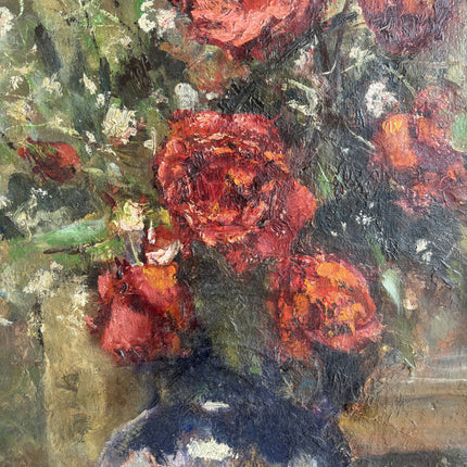 Expressive Still Life Oil Painting "Blue Vase" Traditional Art Holland Art Shop