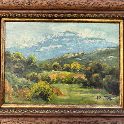 Traditional Landscape Oil Painting "Framed Landscape" Elegant Small Artwork Holland Art Shop