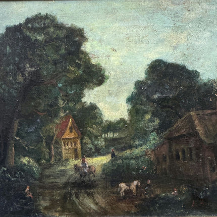 19th Century Antique Landscape Oil Painting "Framed Painting" Art Holland Art Shop
