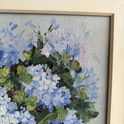 Authentic Floral Still Life Oil Painting "Blue Bouquet" Timeless Art Holland Art Shop