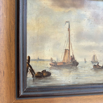 Elegant Seascape Oil Painting "Framed Painting" Original Dutch Art Holland Art Shop