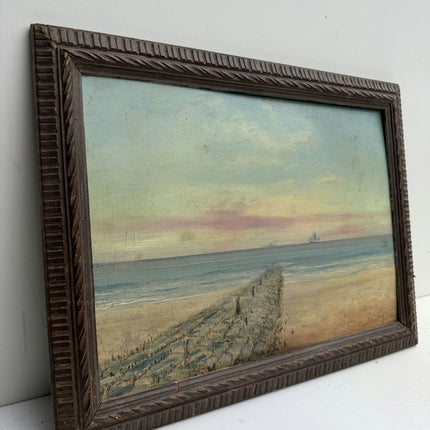 Classic Scenery Oil Painting "Sailboat Horizon" Detailed Art Holland Art Shop