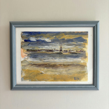 Traditional Seascape Oil Painting "Framed Painting" Elegant Small Artwork Holland Art Shop