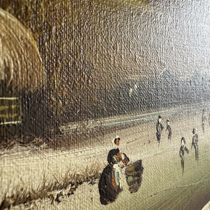 Authentic Winter Landscape Oil Painting "Framed Painting" Expressive Art Holland Art Shop