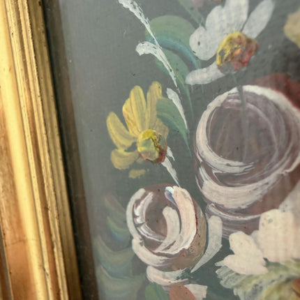 Elegant Still Life Oil Painting "Wooden Frame" Authentic Small Artwork Holland Art Shop