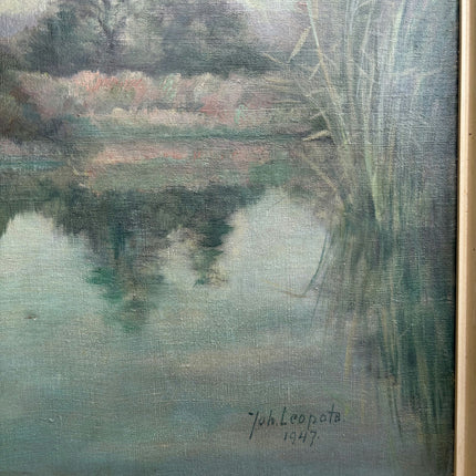 Vintage Landscape Oil Painting "Windmill Structure" Timeless Art Holland Art Shop