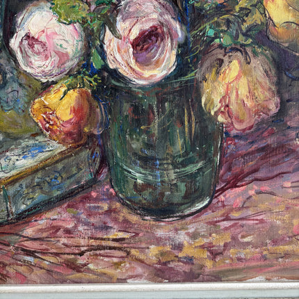 Handcrafted Floral Still Life Oil Painting "Flower Vase" Expressive Artwork Holland Art Shop