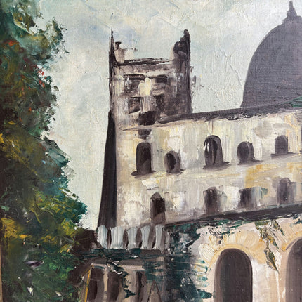 Detailed Cityscape Oil Painting "Stone Building" Elegant Artwork Holland Art Shop