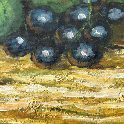 Figurative Oil Painting Still Life "Fruit Basket" Antique Medium Art Holland Art Shop