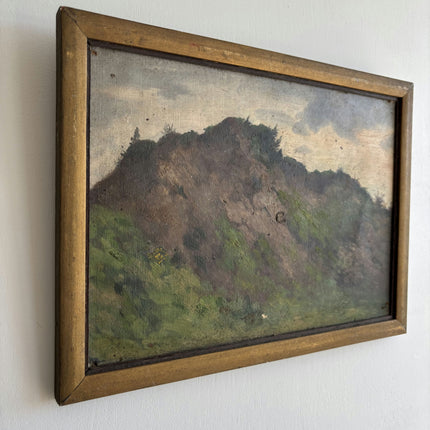 Detailed Landscape Oil Painting "Grassy Hill" Timeless Spanish Art Holland Art Shop
