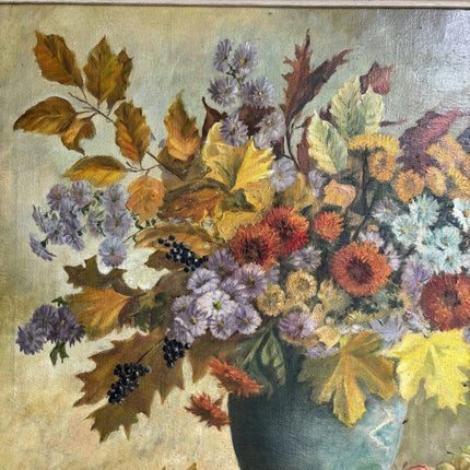 Authentic Still Life Oil Painting "Flower Bouquet" Detailed Large Artwork Holland Art Shop