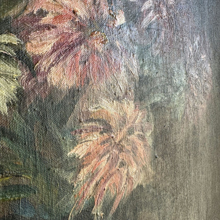 Traditional Floral Still Life Oil Painting "Flowered Vase" Handcrafted Art Holland Art Shop