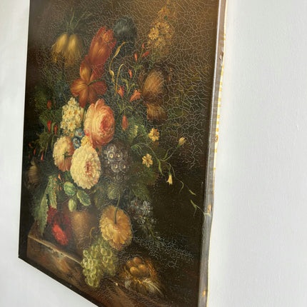 Traditional Floral Still Life Oil Painting "Flower Bouquet" Detailed Artwork Holland Art Shop