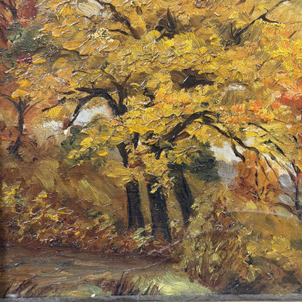 Rustic Landscape Oil Painting "Golden Tree" Classic Artwork Holland Art Shop