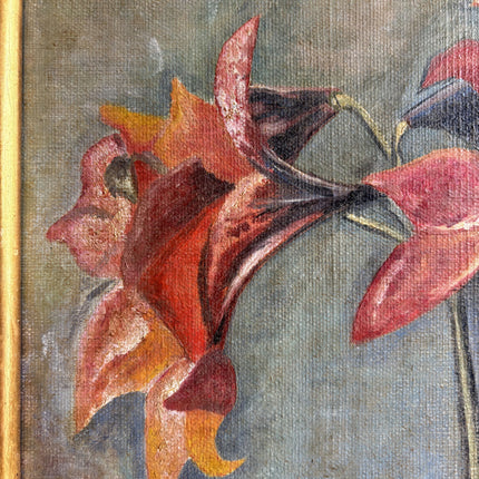 Handcrafted Floral Still Life Oil Painting "Flower Vase" Rustic Art Holland Art Shop