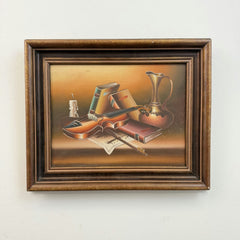Rustic Still Life Oil Painting "Violin Still" Classic Art Holland Art Shop