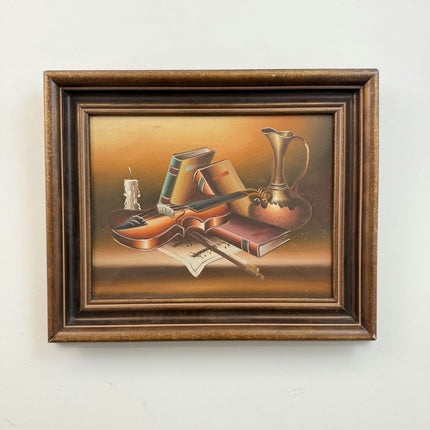 Rustic Still Life Oil Painting "Violin Still" Classic Art Holland Art Shop