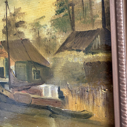 Handcrafted Landscape Oil Painting "Framed Painting" Authentic Art Holland Art Shop