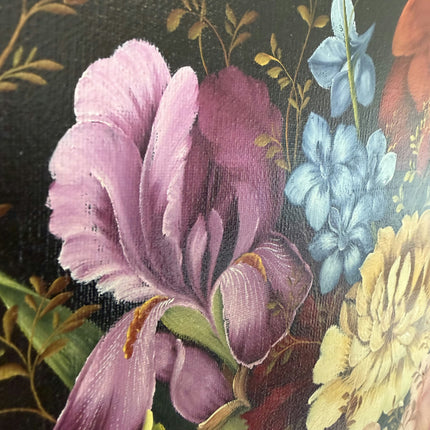 Elegant Flowery Still Life Oil Painting "Flower Bouquet" Traditional Large Art Holland Art Shop