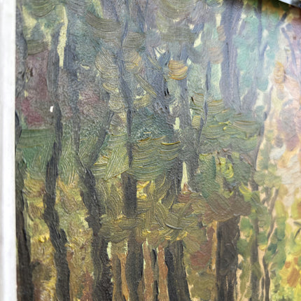 Timeless Landscape Oil Painting "Tree Tunnel" Expressive Art Holland Art Shop