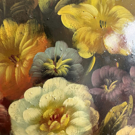 Authentic Floral Still Life Oil Painting "Flower Bouquet" Traditional Small Art Holland Art Shop