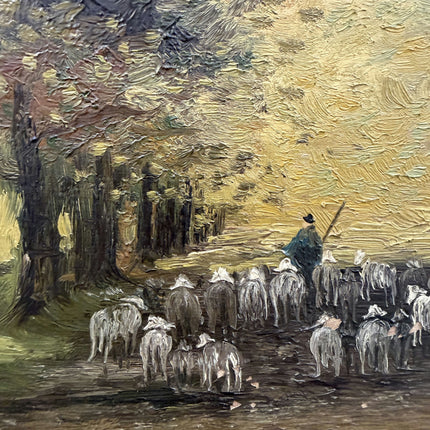Handcrafted Landscape Oil Painting "Forest Path" Expressive Artwork Holland Art Shop