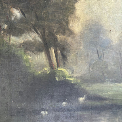 Classic Landscape Oil Painting "Gilded Frame" Vintage Artwork Holland Art Shop