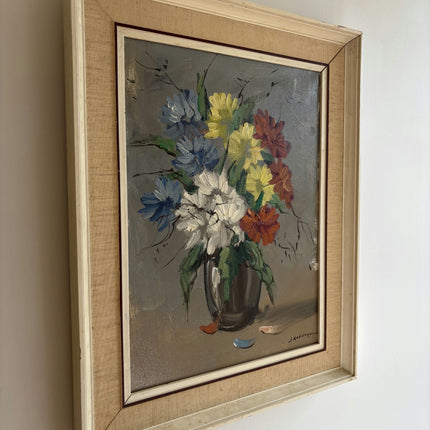 Vintage Floral Still Life Oil Painting "Flower Vase" Refined Art Holland Art Shop