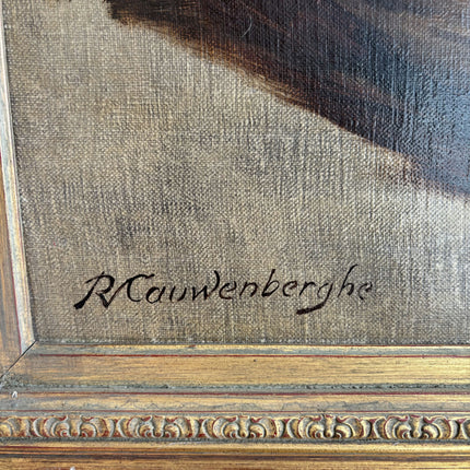 Detailed Still Life Oil Painting "Red Fish" Timeless Belgique Artwork Holland Art Shop