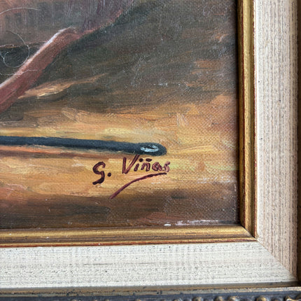 Vintage Still Life Oil Painting "Copper Jug" Authentic Artwork Holland Art Shop