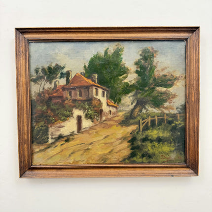 Traditional Landscape Oil Painting "Country House" Expressive Art Holland Art Shop