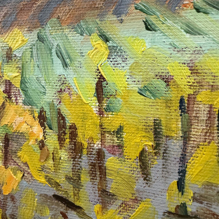 Expressive Landscape Oil Painting "Country Road" Elegant Artwork Holland Art Shop