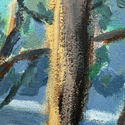Expressive Scenery Oil Painting "Coastal Trees" Refined Art Holland Art Shop