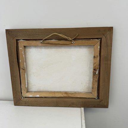 Detailed Figurative Oil Painting "Wooden Frame" Authentic Art Holland Art Shop