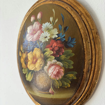 Traditional Oil Painting Flowery Still Life "Flower Bouquet" Small Artwork Holland Art Shop
