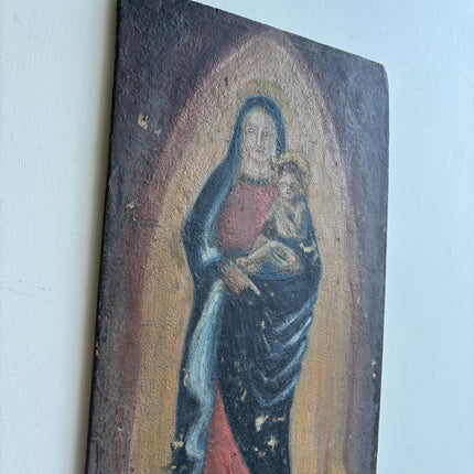 Classic Religious  Oil Painting "Madonna Child" Rustic Art Holland Art Shop