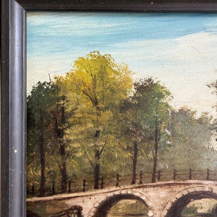 Classic Cityscape Oil Painting "Ornate Frame" Original Artwork Holland Art Shop
