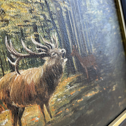Classic Animals Oil Painting "Stag Deer" Handcrafted Art Holland Art Shop