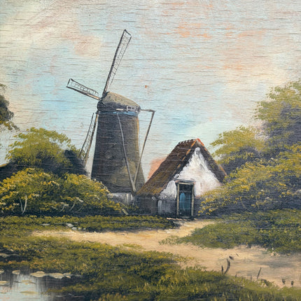 Vintage Landscape Oil Painting "Framed Painting" Handcrafted Large Art Holland Art Shop